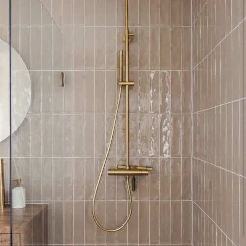 Douche zellige beige
