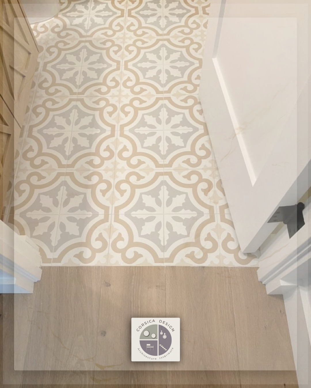 Carreaux de ciment motifs géométriques
