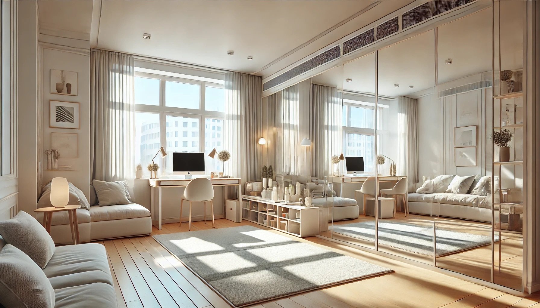 Espace polyvalent avec lumière naturelle